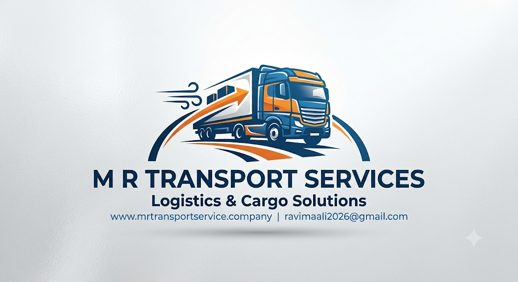 M R Transport Services truck logo
